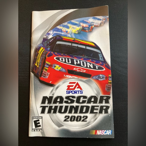 NASCAR Thunder 2002 PS2 Game Disk Case Manual (Sony PlayStation 2, 2001) Racing - Picture 3 of 7